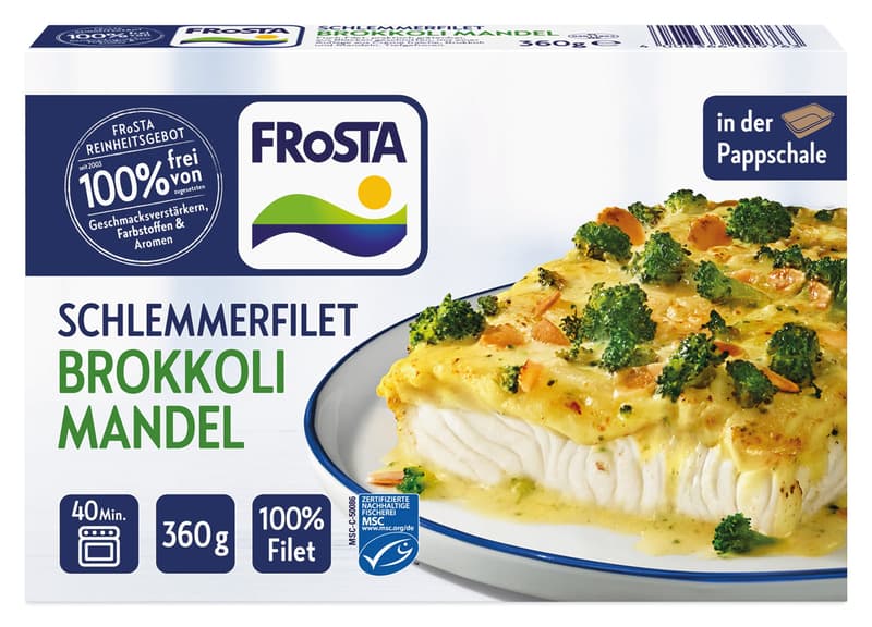 Frosta Schlemmerfilet Brokkoli Mandel