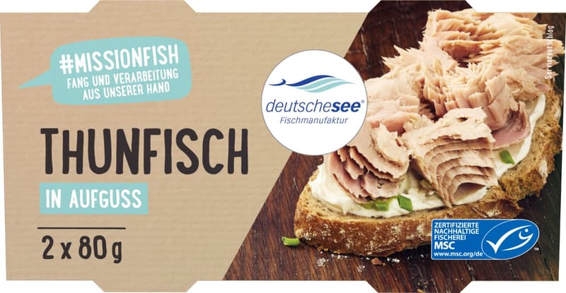 Deutsche See Thunfisch in Aufguss
