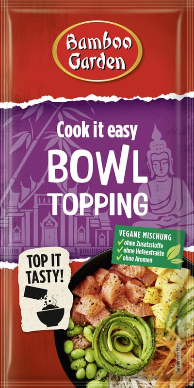 Bamboo Garden Bowl Topping