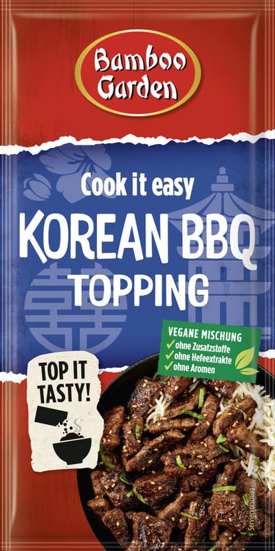 Bamboo Garden Korean BBQ Topping