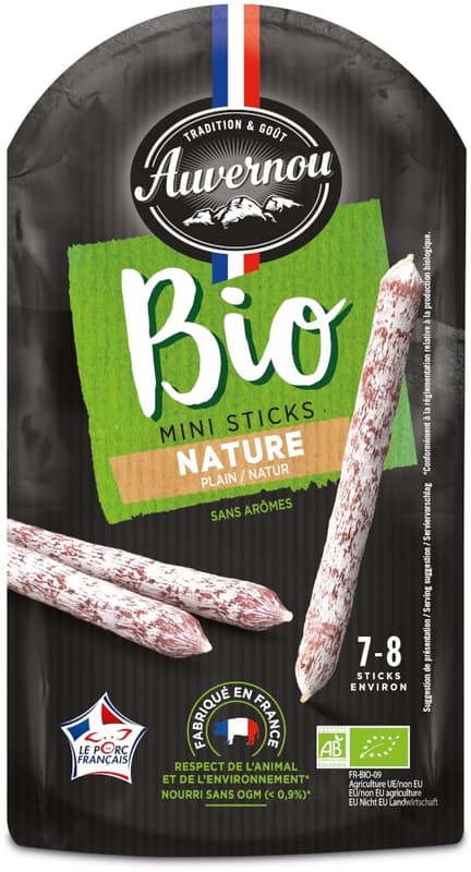Auvernou BIO Mini Stick Salami natural