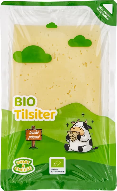 What a Cheese ORGANIC Tilsiter slices