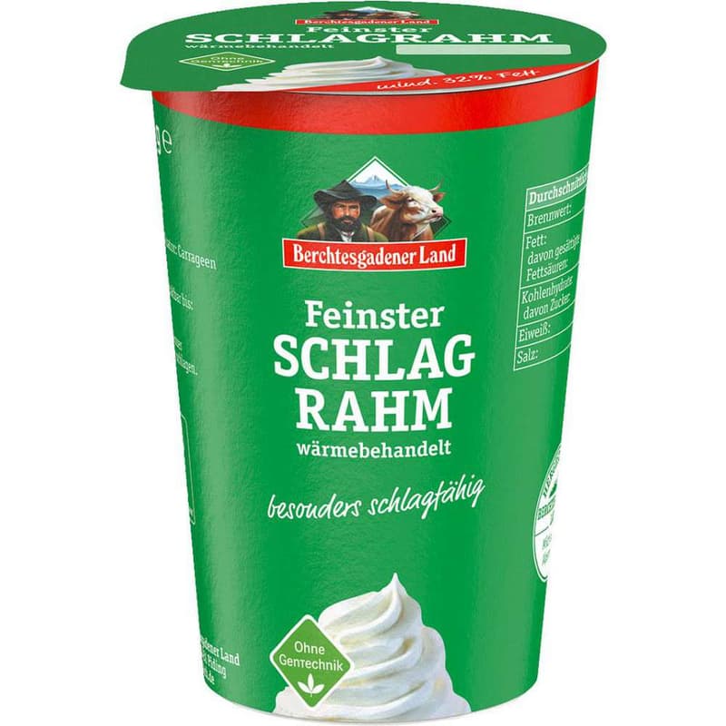 Berchtesgadener Land whipped cream, 32% fat