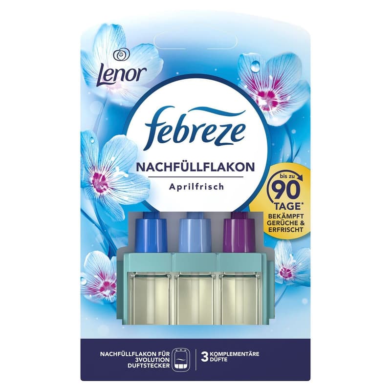 Febreze 3Volution Duftstecker Nachfüllflakon Lenor Aprilfrisch