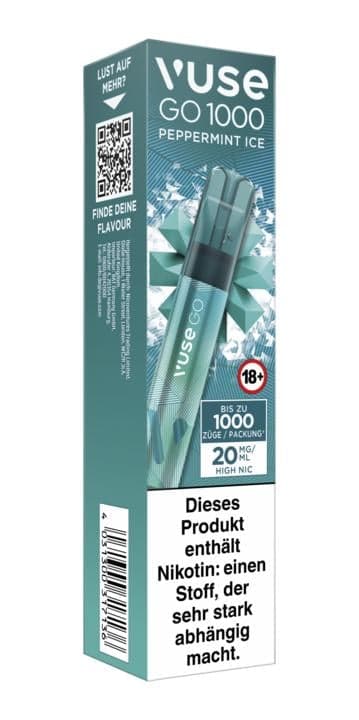 Vuse GO 1000 (PEN) Peppermint Ice 20mg