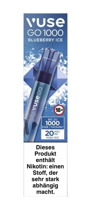 Vuse GO 1000 (PEN) Blueberry Ice 20mg