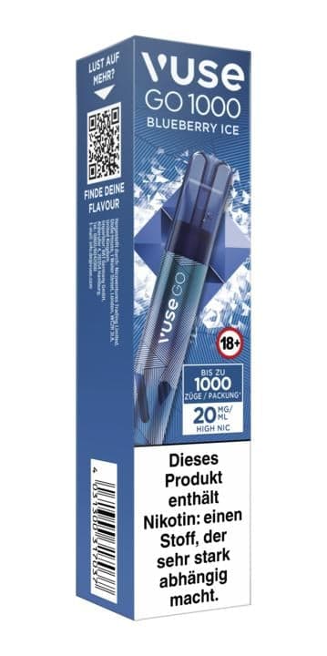 Vuse GO 1000 (PEN) Blueberry Ice 20mg