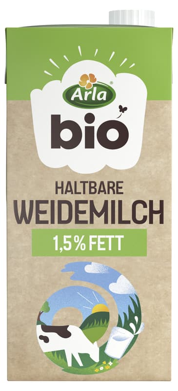 Arla Organic Long-Life Grass-Fed Milk 1.5%