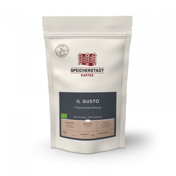 Il Gusto Bio Espresso ganze Bohne