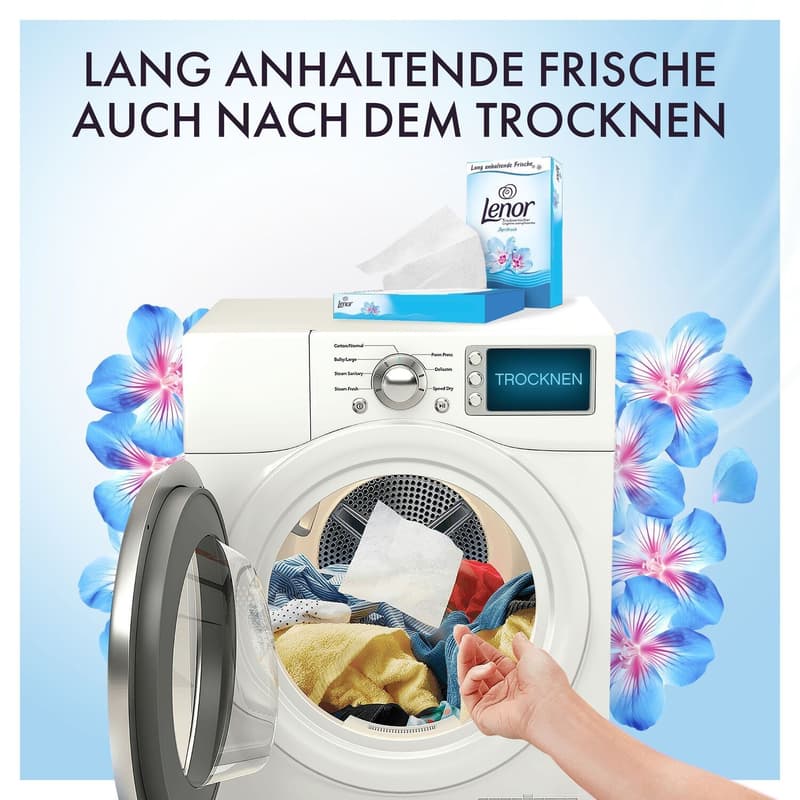 Lenor Trocknertücher Aprilfrisch - 34 Tücher