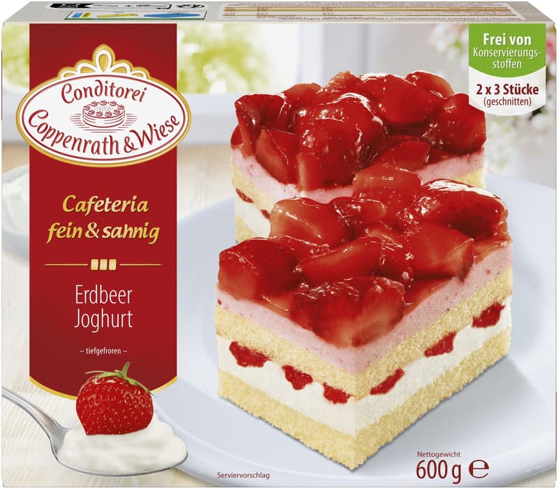 Coppenrath & Wiese Strawberry Yogurt Sheet Cake