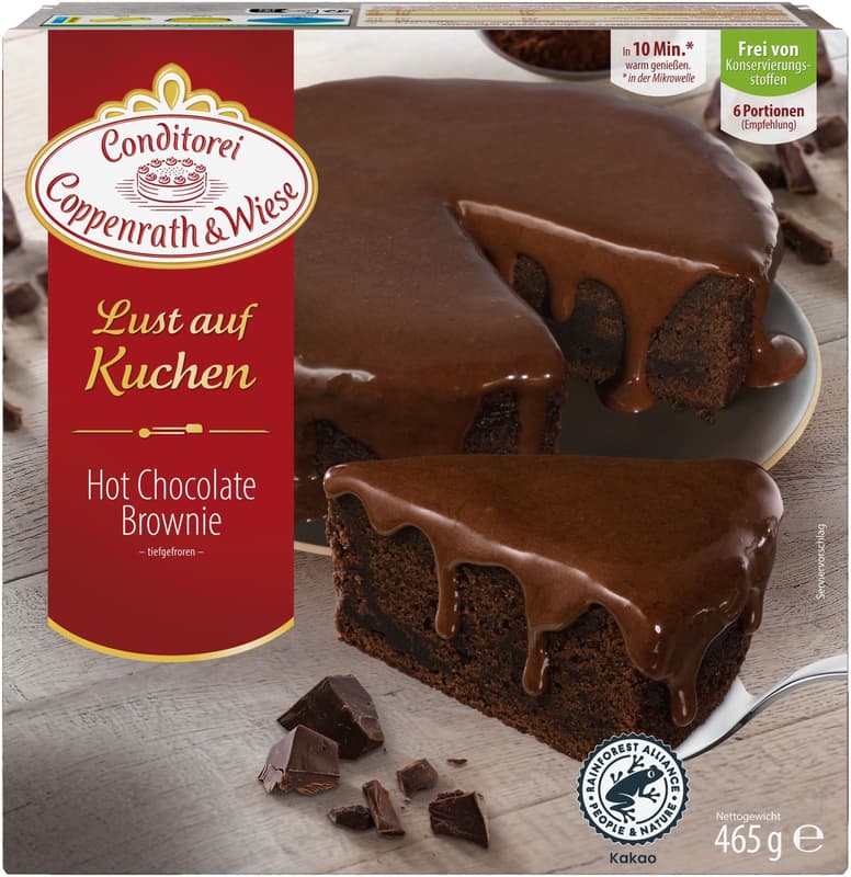 Coppenrath & Wiese Hot Chocolate Brownie-Kuchen