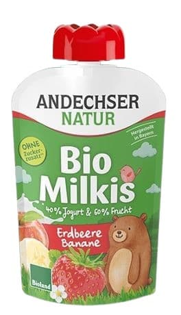 Andechser BIO Milkis Erdbeere-Banane