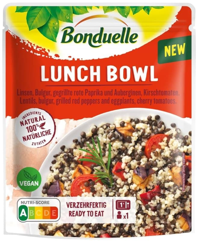 Bonduelle Lunch Bowl Bulgur, Lentils, Grilled Vegetables