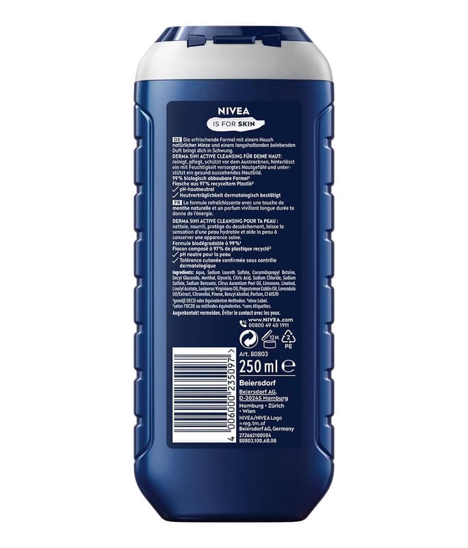 NIVEA MEN Shower Gel Energy 250ML