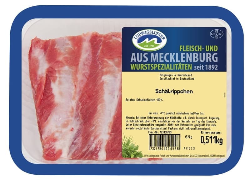 Ludwigsluster Schälrippchen