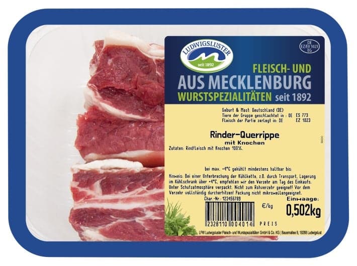 Beef cross rib