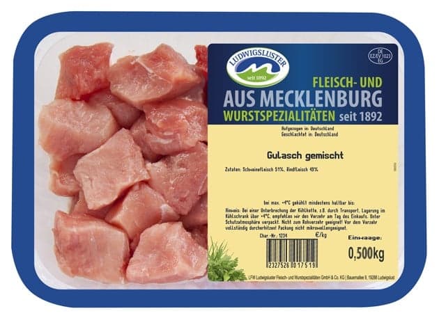 Ludwigsluster Gulasch gemischt