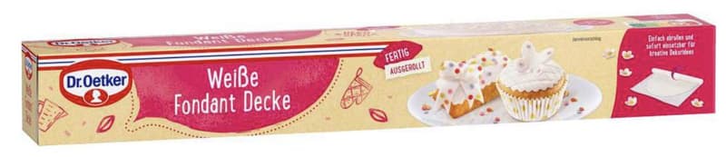 Dr. Oetker Weiße Fondant Decke