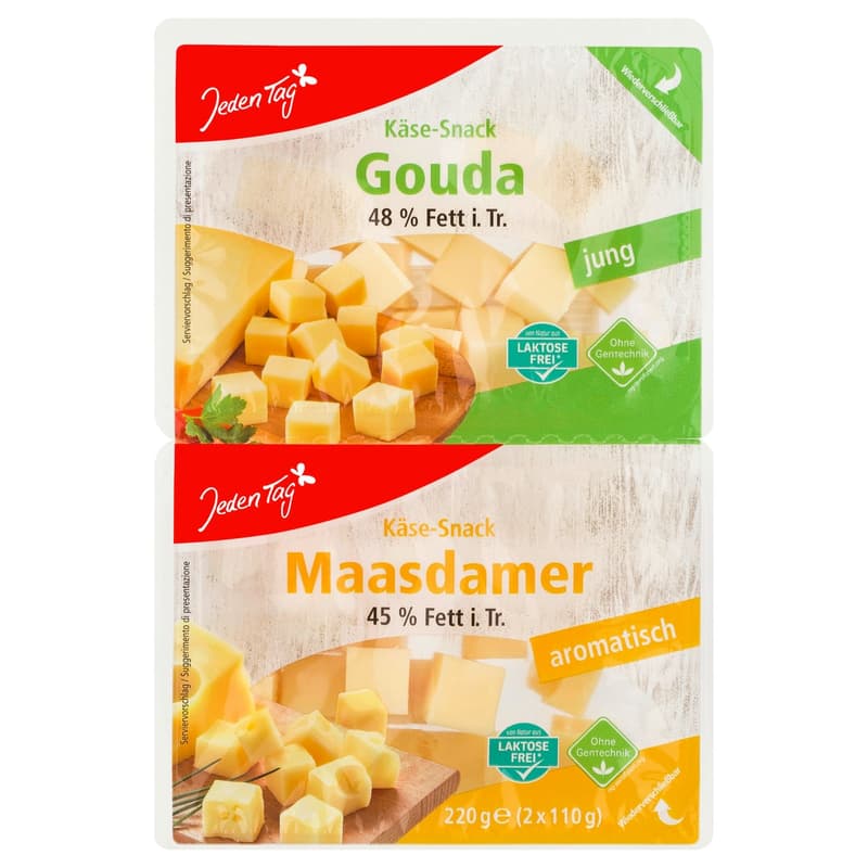 Every day cheese snack Gouda/Maasdamer