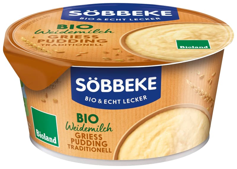 Söbbeke ORGANIC Semolina Pudding Traditional