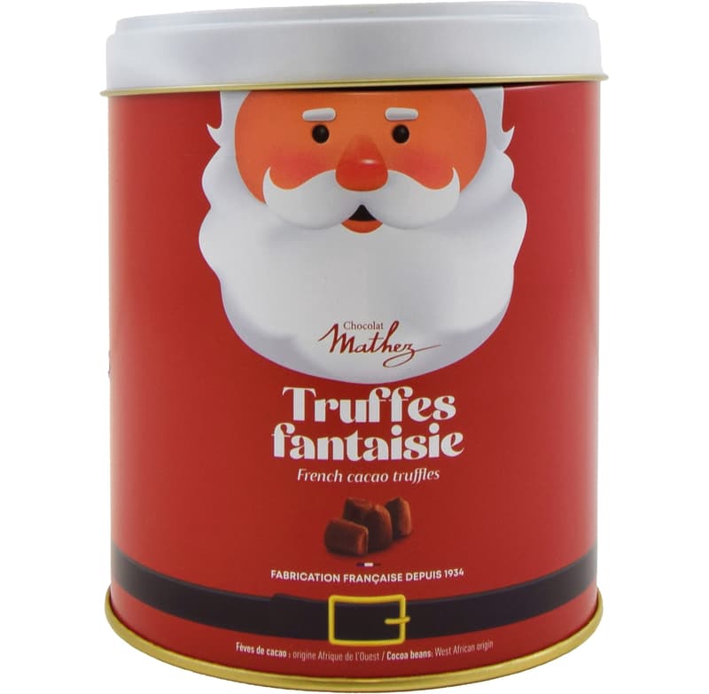 Chocolat Mathez Schokotrüffel Natur Weihnachtsmann