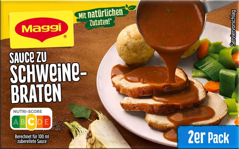 MAGGI Sauce zu Schweinebraten, 2er Pack