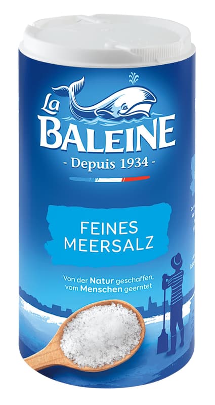 La Baleine sea salt fine shaker