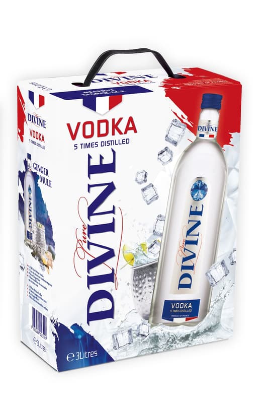 Pure Divine Vodka Bag in Box 3 L