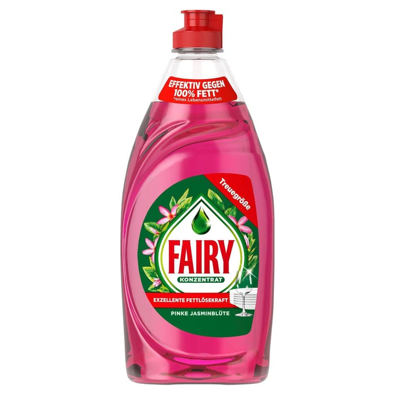 Fairy hand dishwashing detergent pink jasmin flower
