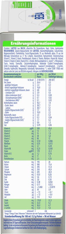BEBA Comfort+Special nutrition