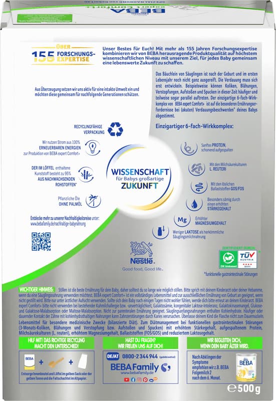 BEBA Comfort+Special nutrition