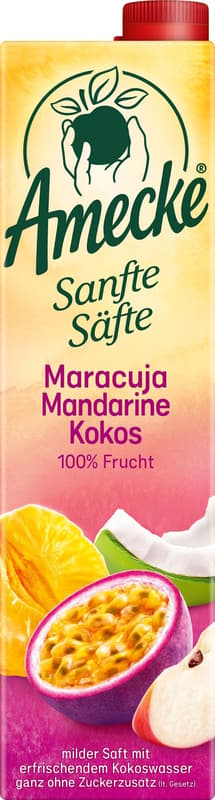 Amecke Sanfte Säfte Maracuja-Mandarine-Kokos