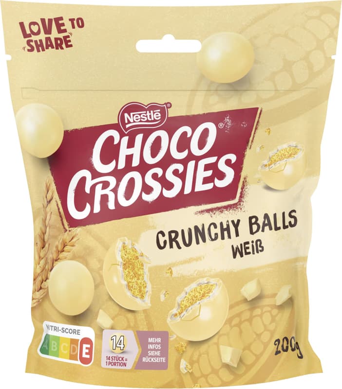 Choco Crossies Crunchy Balls weiß