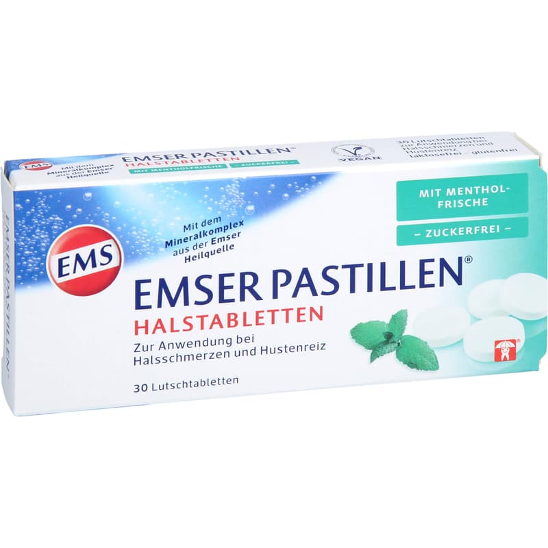 EMSER Pastillen mit Mentholfrische zuckerfrei