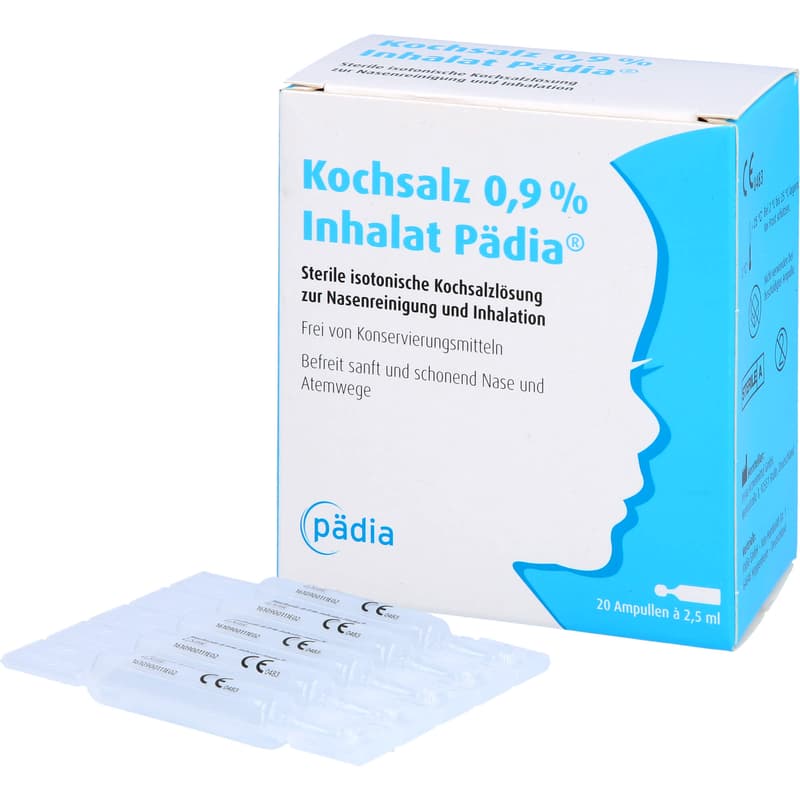 SALINE 0.9% Inhalation Pedia Ampoules