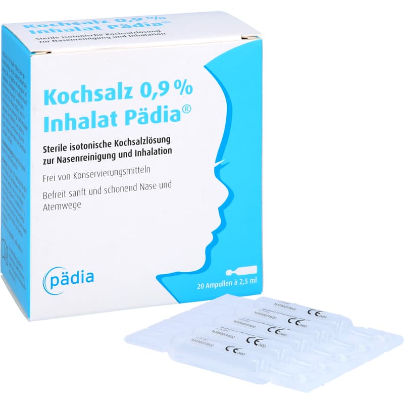 SALINE 0.9% Inhalation Pedia Ampoules