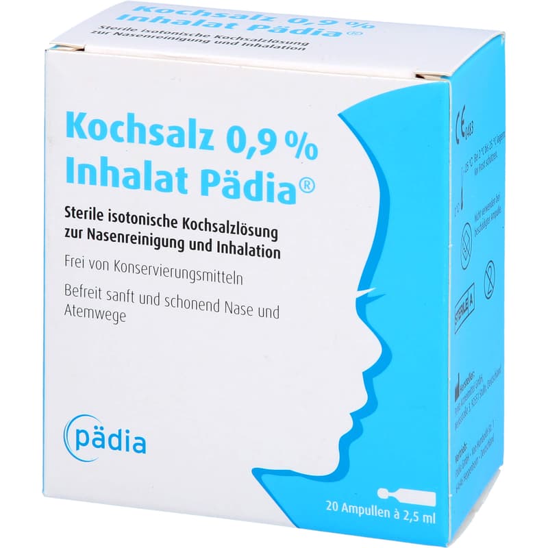 SALINE 0.9% Inhalation Pedia Ampoules