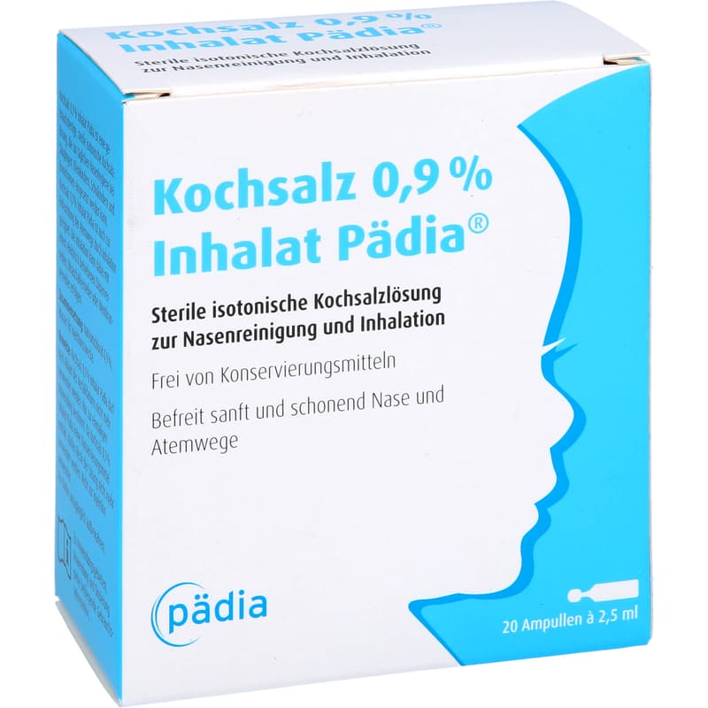 SALINE 0.9% Inhalation Pedia Ampoules