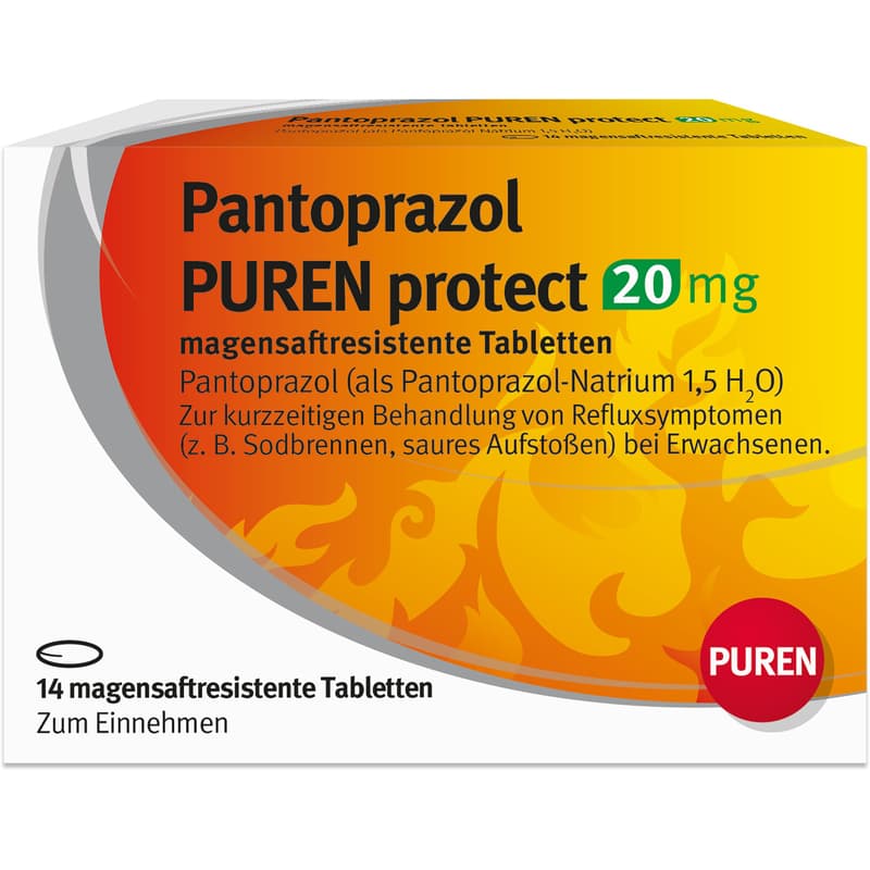 PANTOPRAZOL PUREN protect 20 mg magensaftres.Tabl.