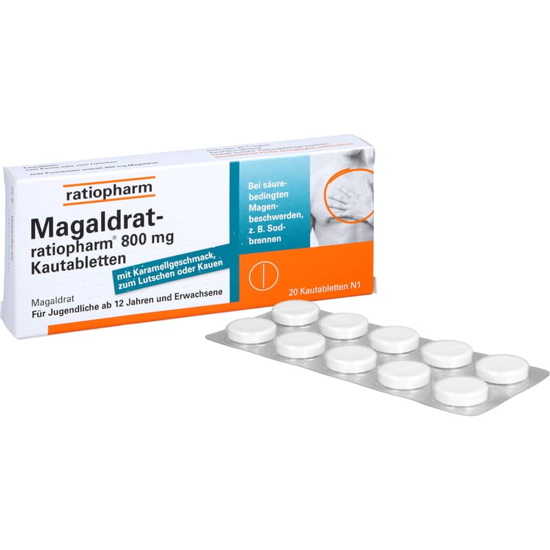 MAGALDRAT-ratiopharm 800 mg Tabletten