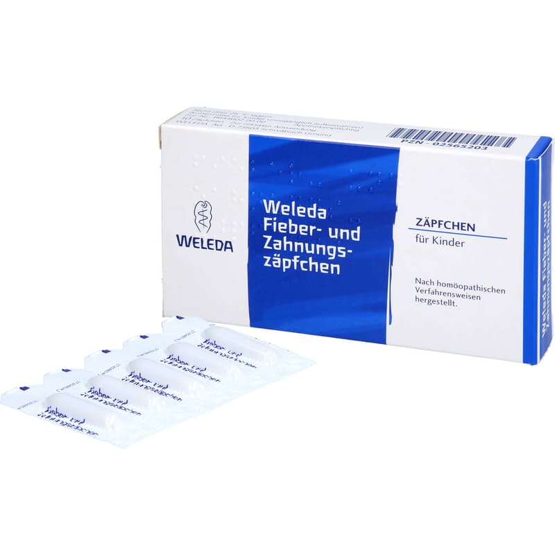 WELEDA Fieber- und Zahnungszäpfchen