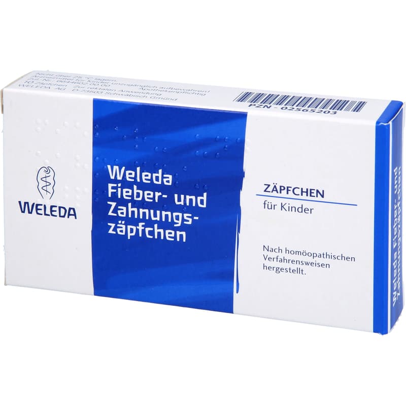 WELEDA Fieber- und Zahnungszäpfchen