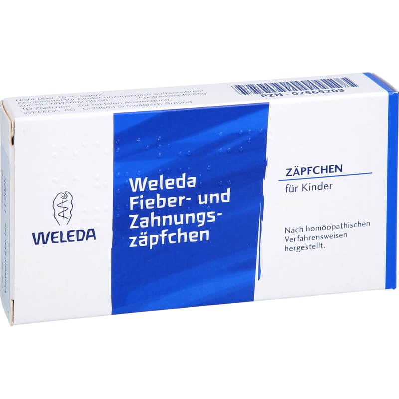 WELEDA Fieber- und Zahnungszäpfchen
