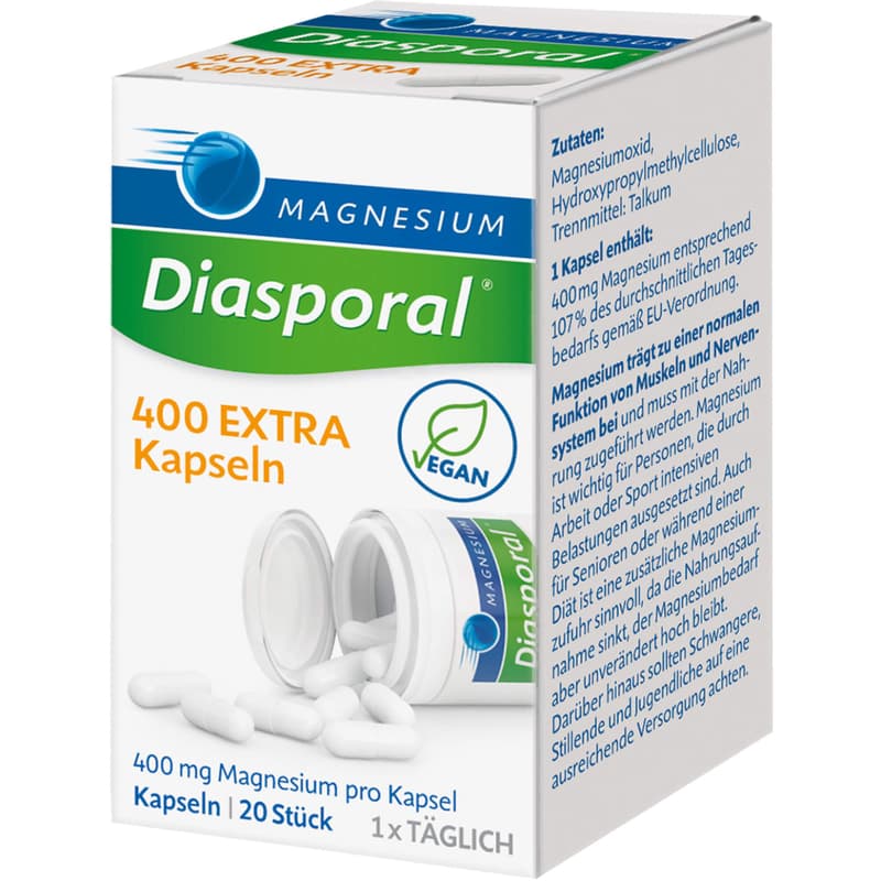 MAGNESIUM DIASPORAL 400 Extra Kapseln
