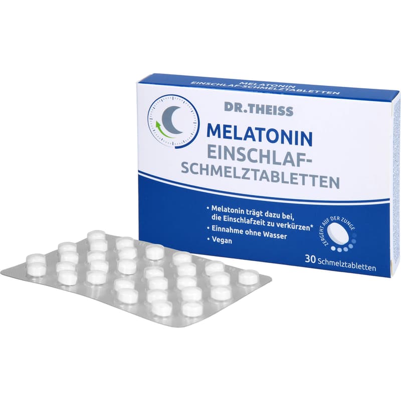 DR.THEISS Melatonin Einschlaf-Schmelztabletten