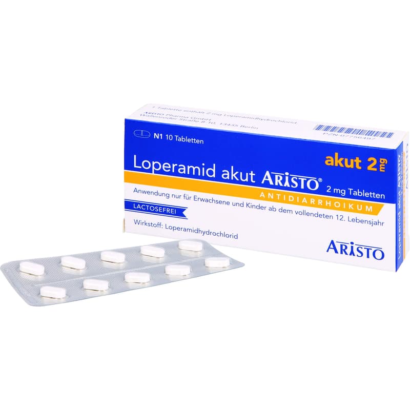 LOPERAMIDE acute Aristo 2 mg tablets