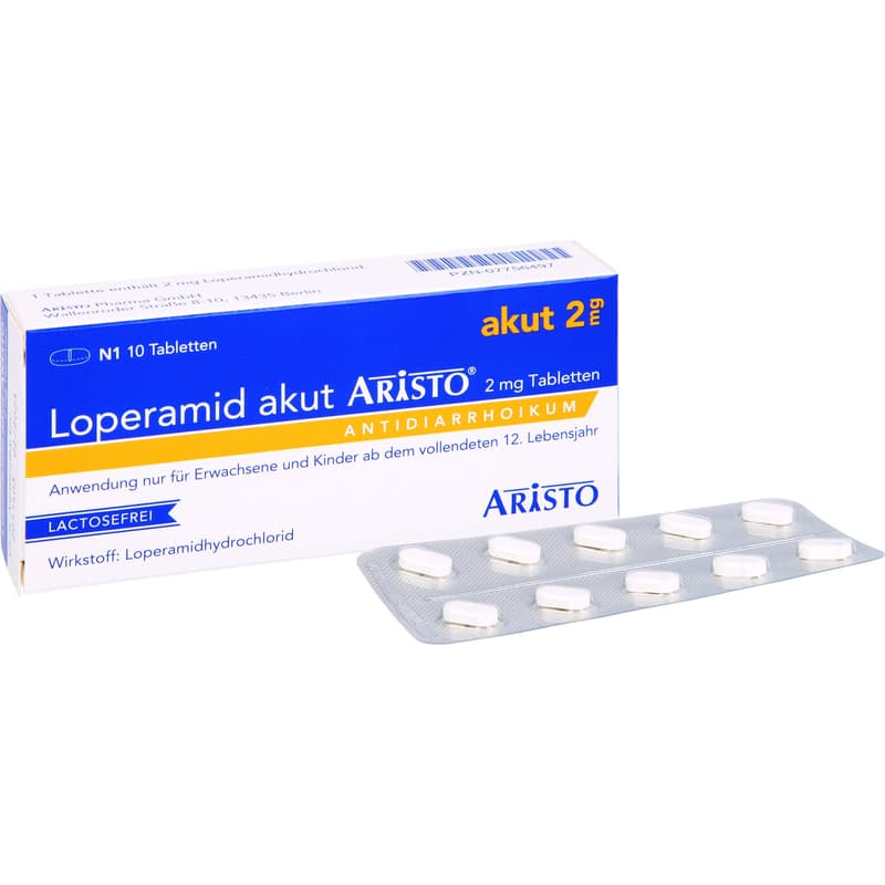 LOPERAMIDE acute Aristo 2 mg tablets