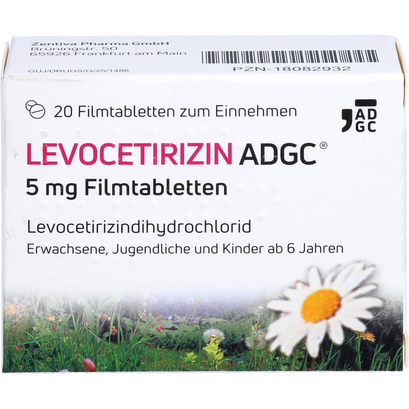 LEVOCETIRIZIN ADGC 5 mg Filmtabletten