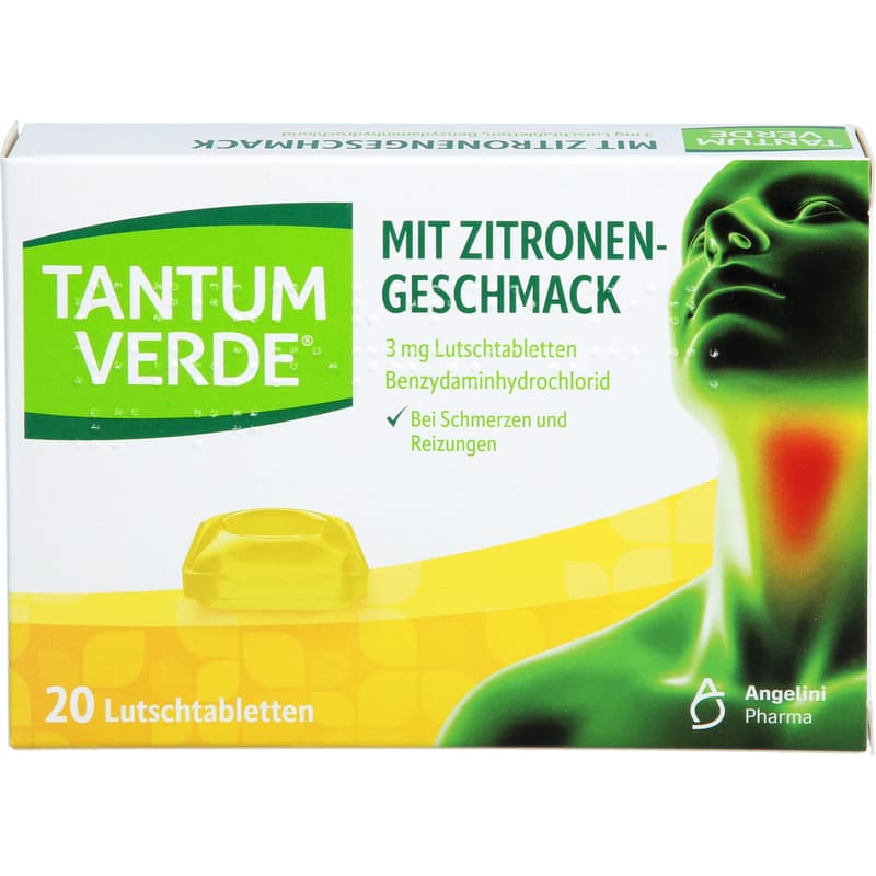 TANTUM VERDE 3 mg lozenges with lemon flavor